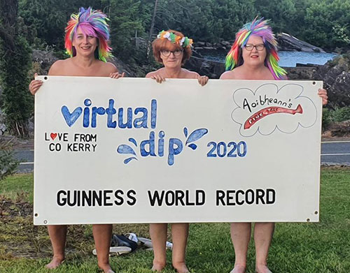 Kenmare Women 'dip' for New World Record