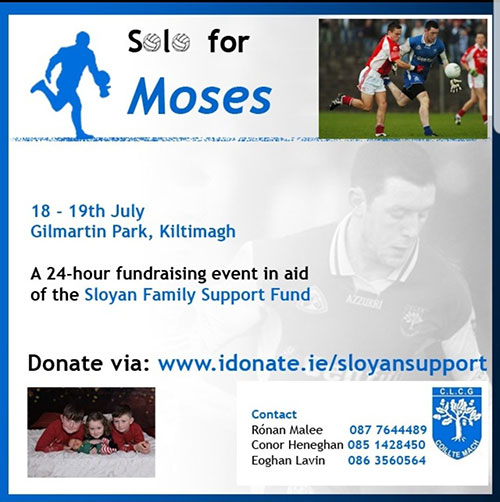 Solo for Moses Fundraising event in support of Darragh Sloyan's Family