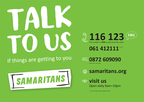 Samaritans kicks off July with ‘Talk to Us’